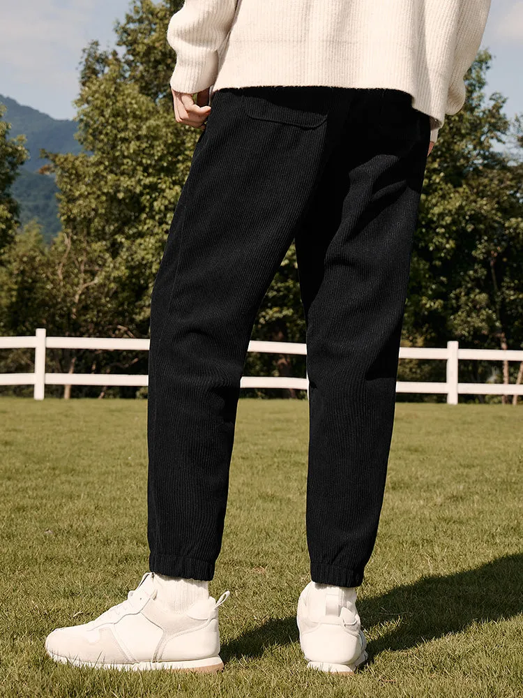 Men's woven jogging pants