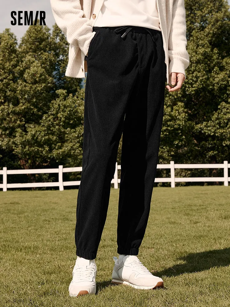 Men's woven jogging pants