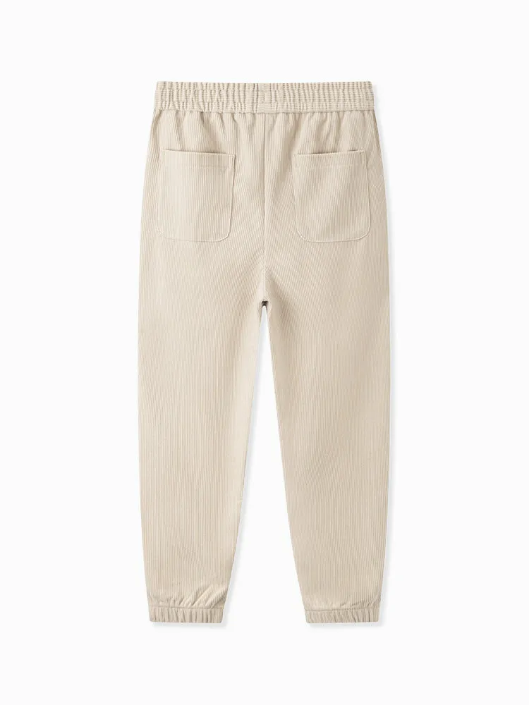 Men's woven jogging pants