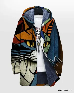 Non Duality | Feline Hooded Cardigan