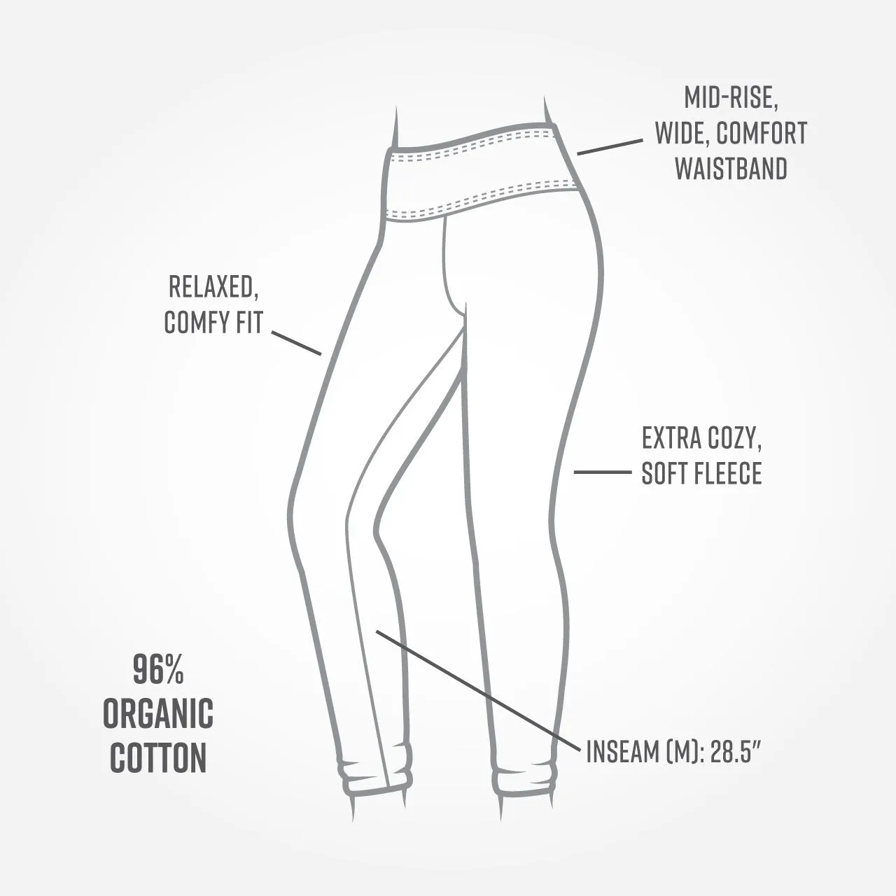 Organic Cotton - Fleece Leggings