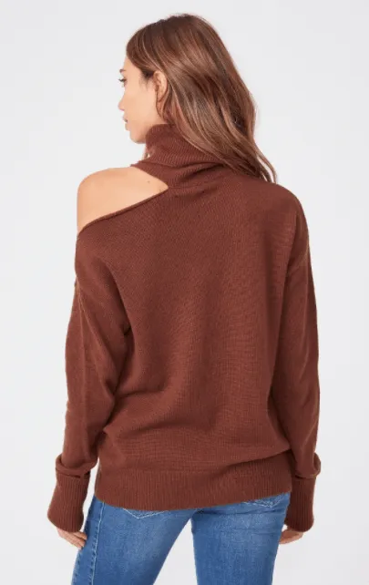 Paige Raundi Sweater in Dark Brown