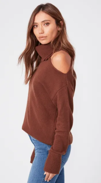 Paige Raundi Sweater in Dark Brown