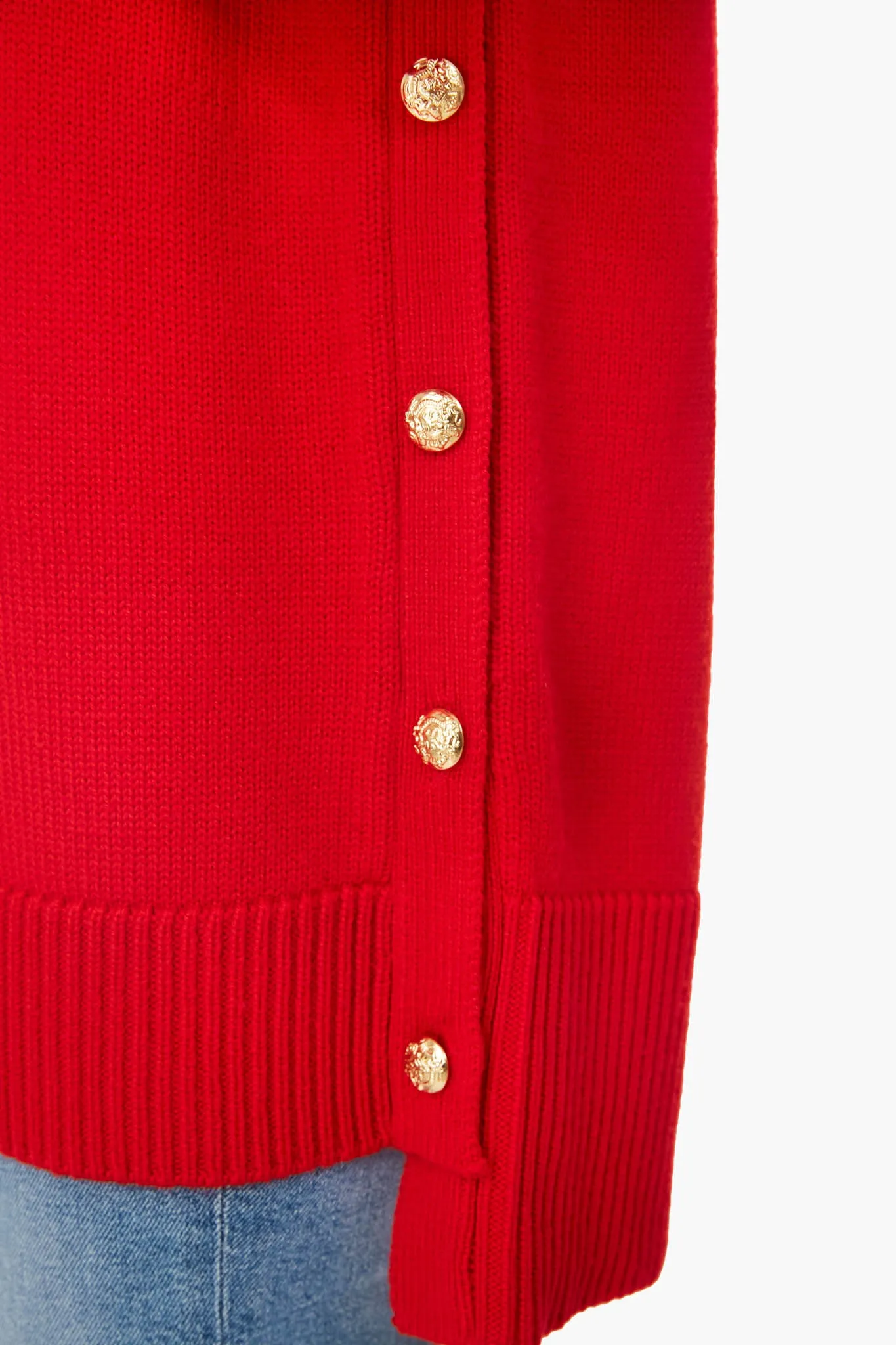 Poppy Red Sophia Sweater