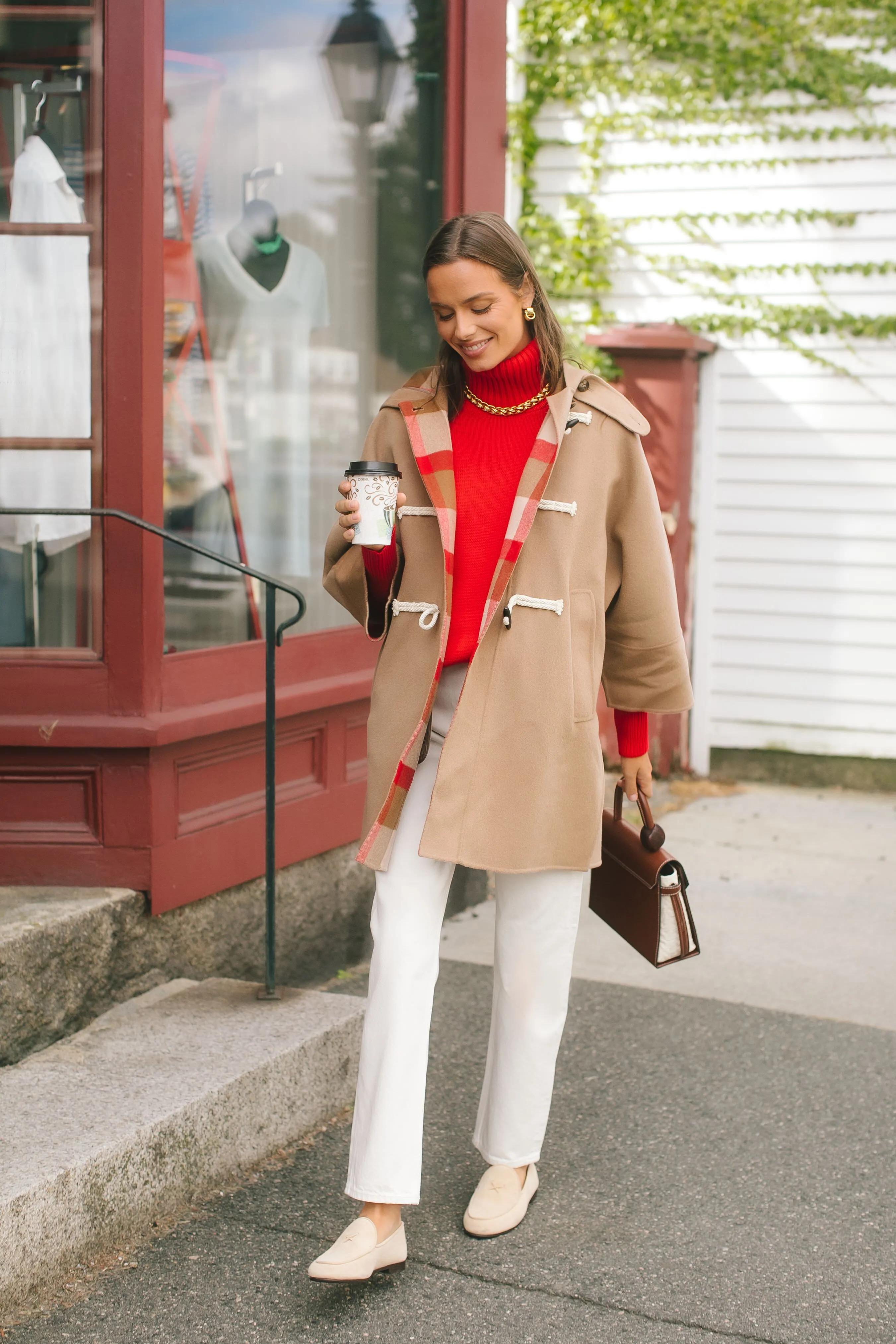 Poppy Red Sophia Sweater