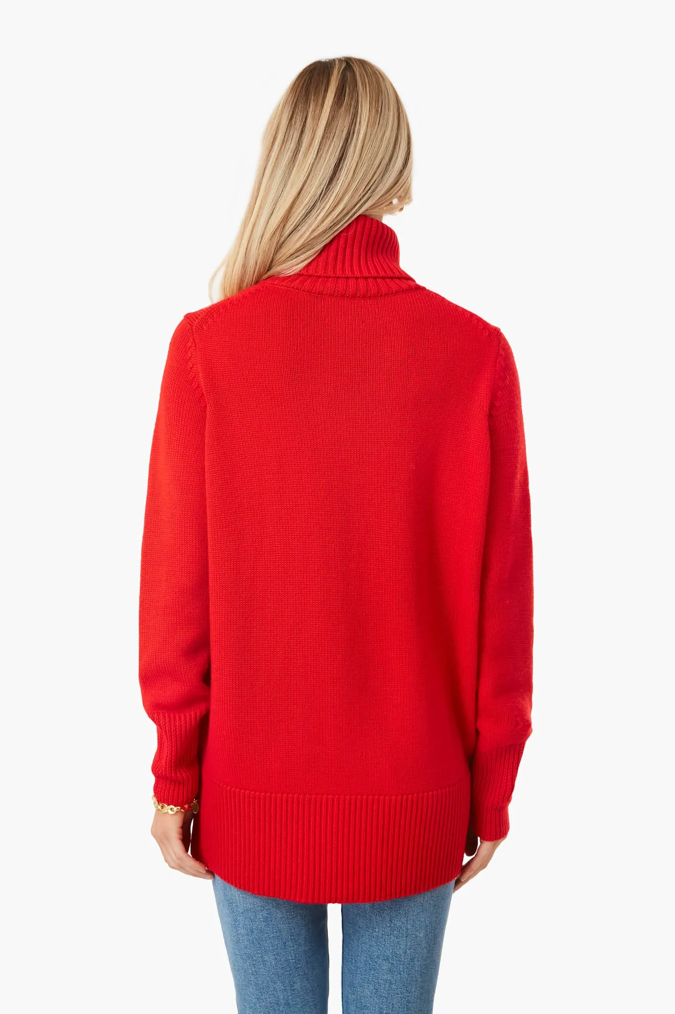 Poppy Red Sophia Sweater