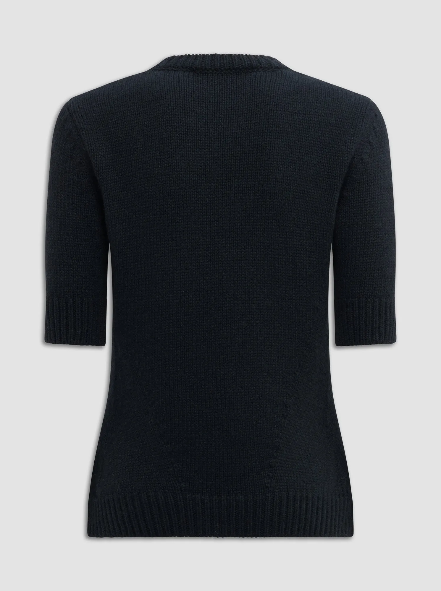 PORTIA Crewneck cashmere sweater Black