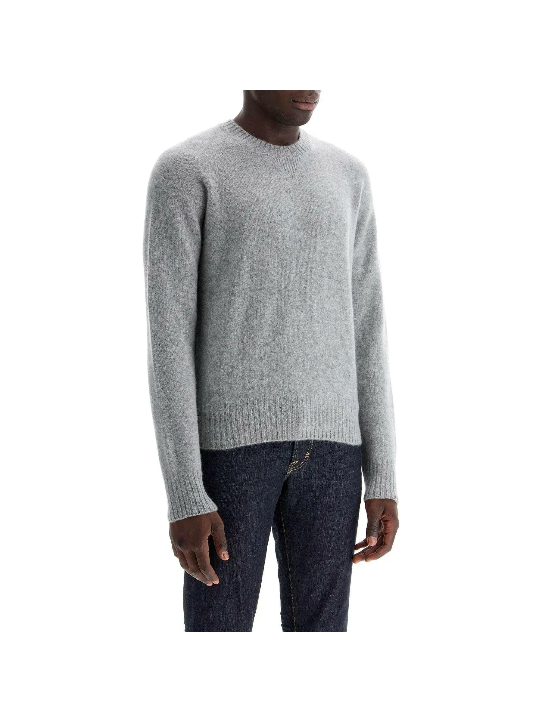 Seamless Knit Cashmere Sweater