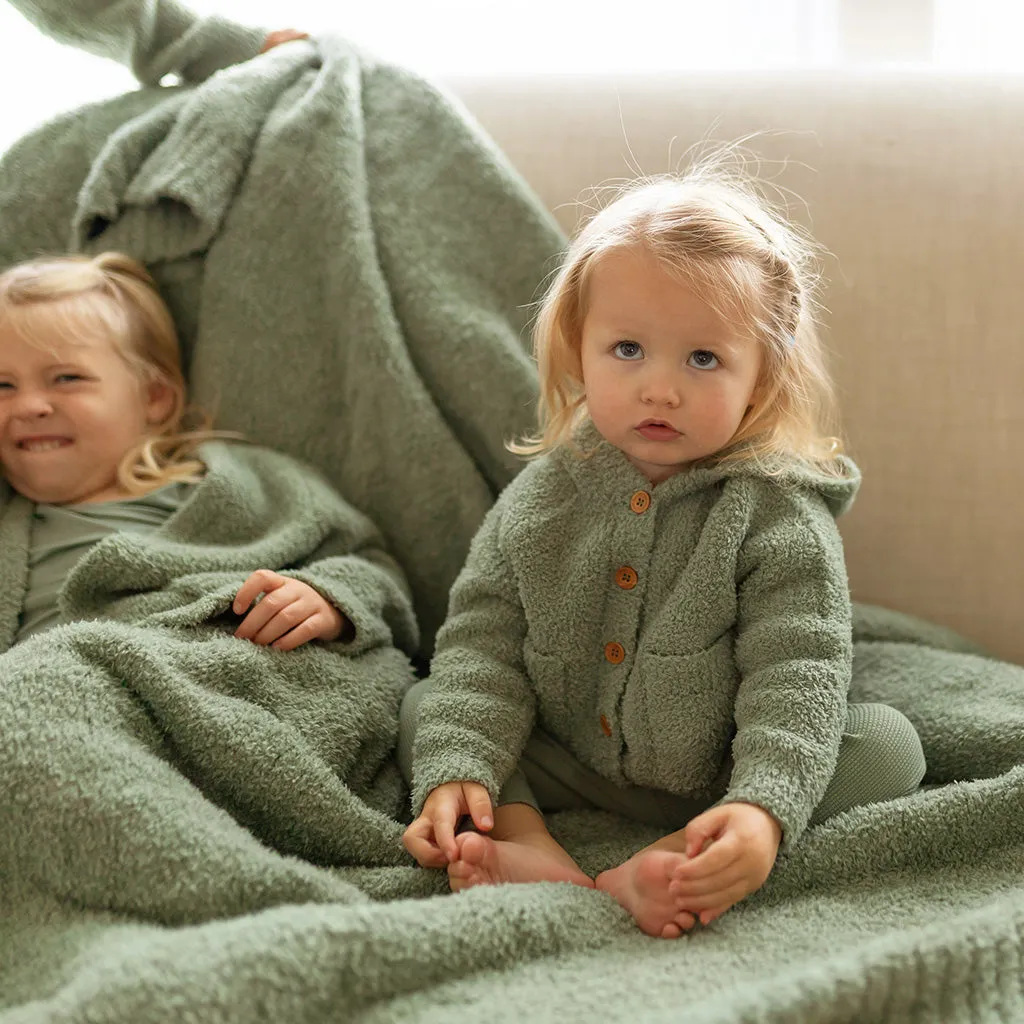 Soft Jade Cuddle Hooded Cardigan