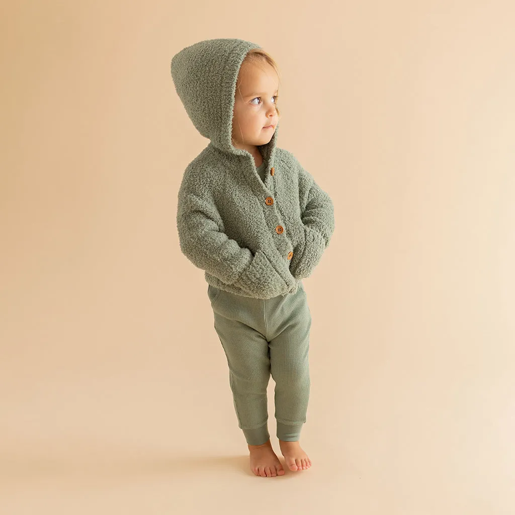 Soft Jade Cuddle Hooded Cardigan