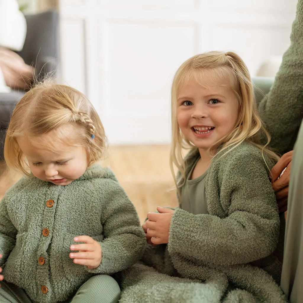 Soft Jade Cuddle Hooded Cardigan