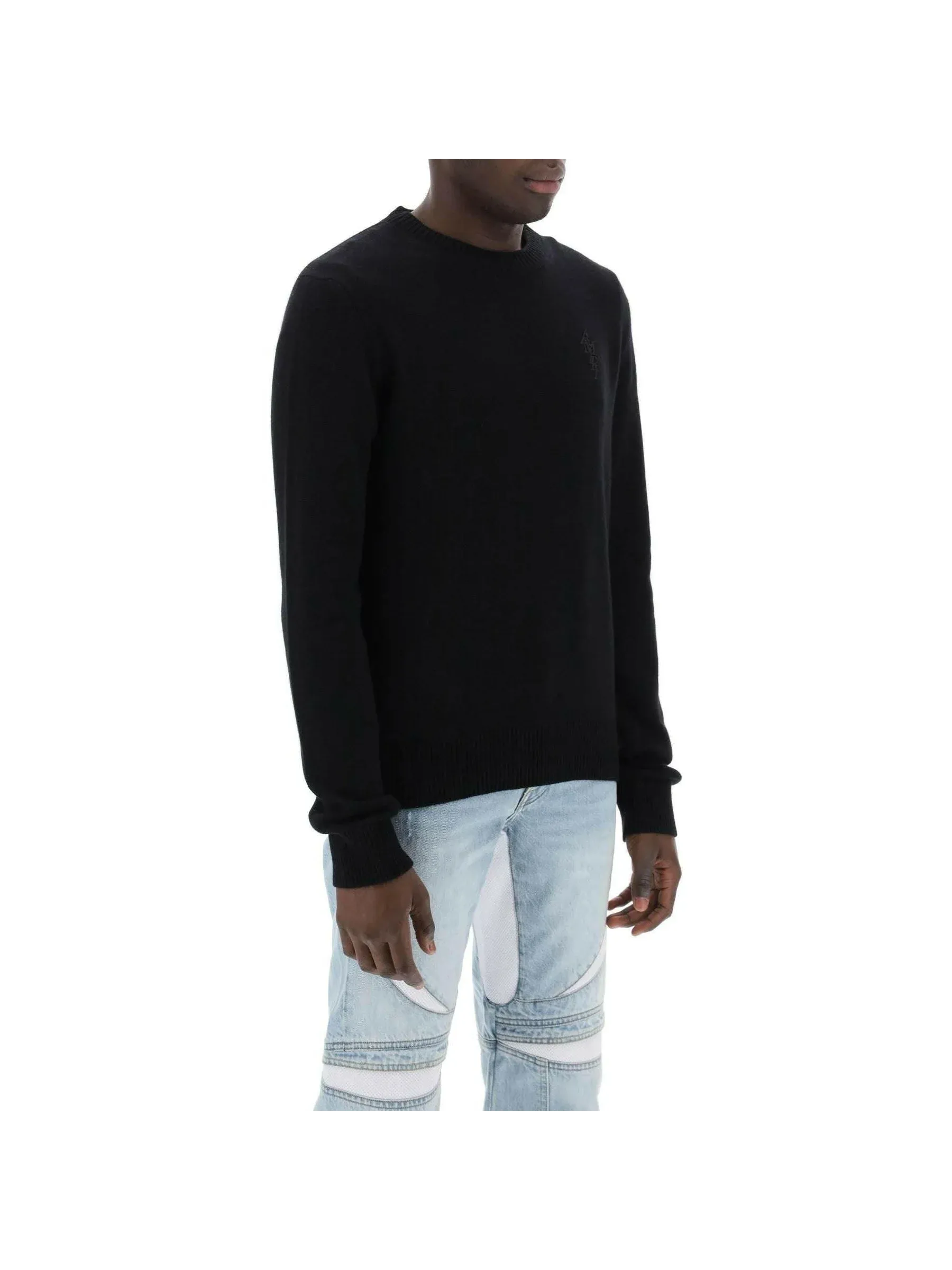 Stack Crewneck Cashmere Sweater