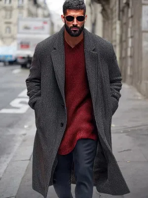 Stylish Single Breasted Coat