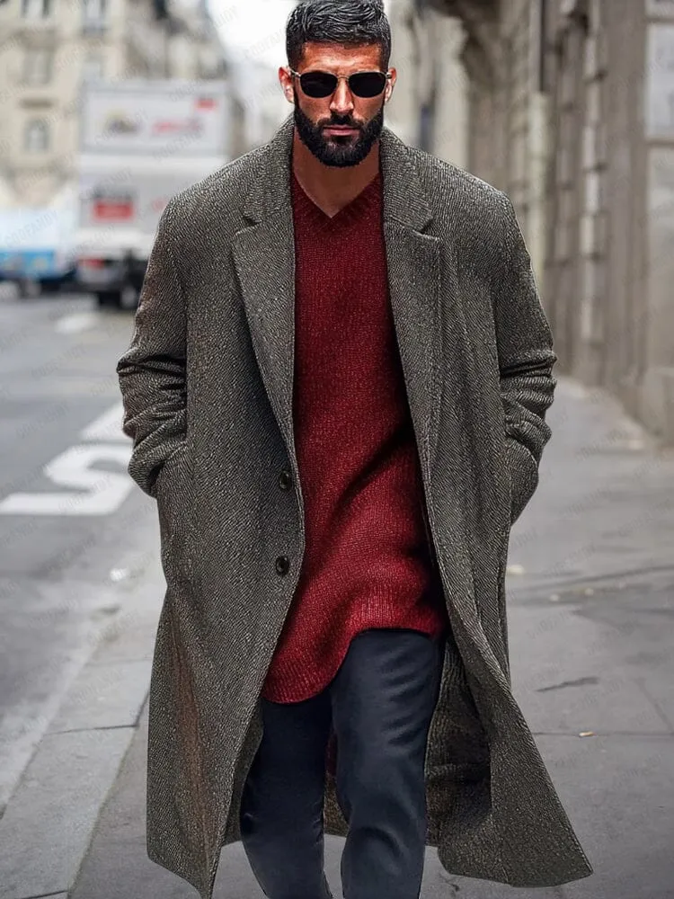 Stylish Single Breasted Coat