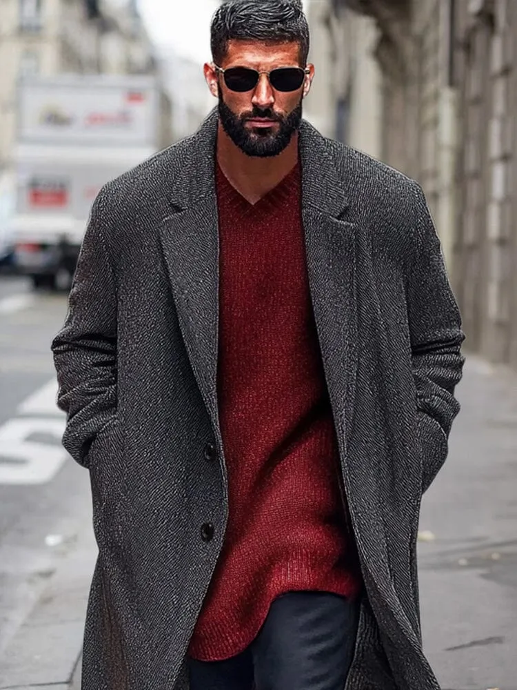 Stylish Single Breasted Coat