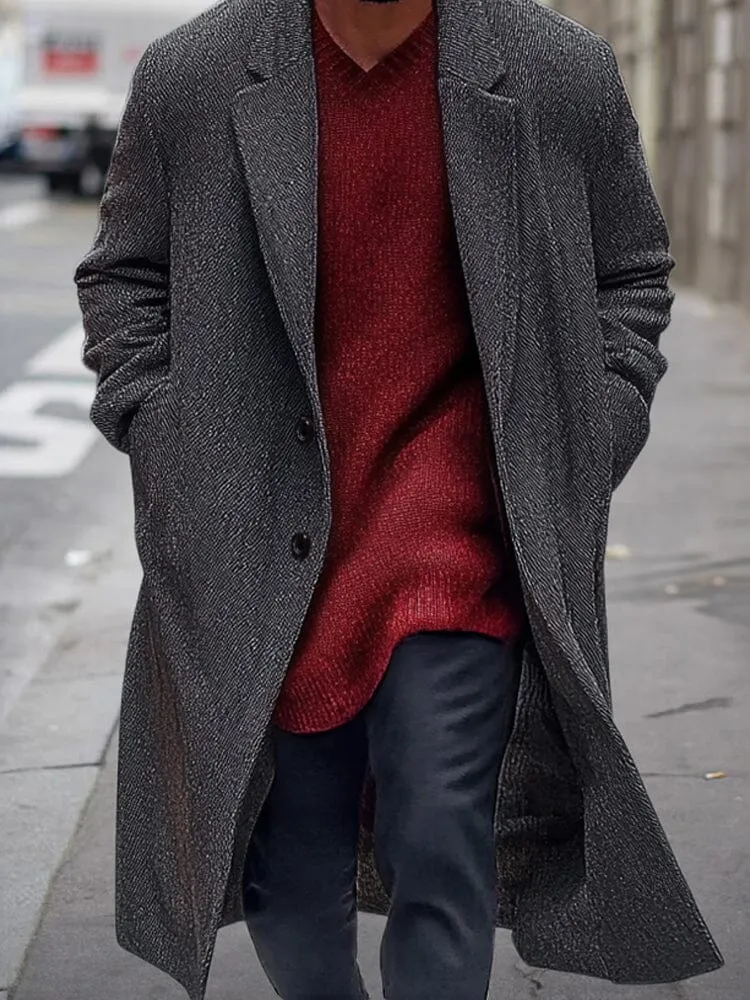 Stylish Single Breasted Coat