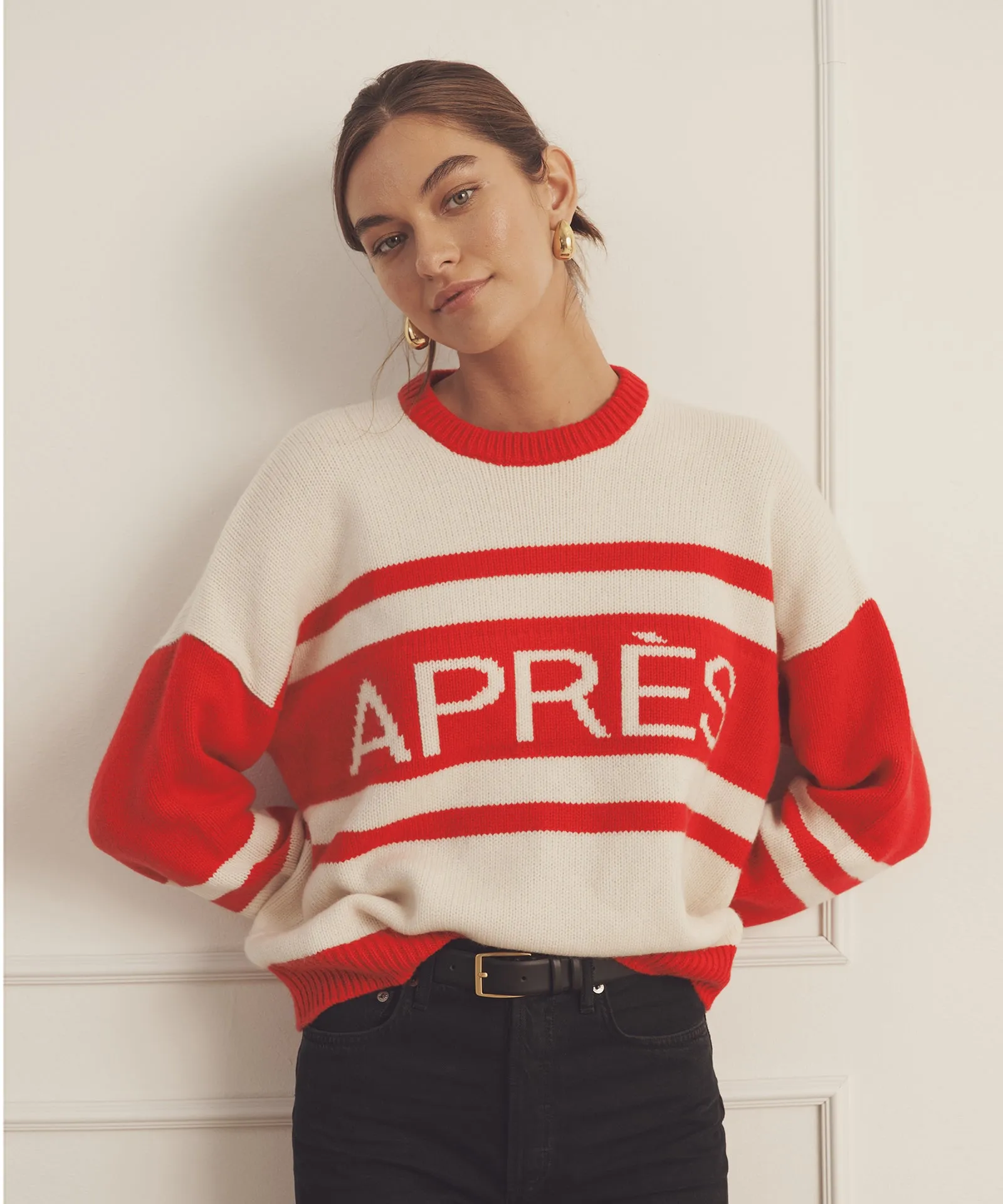 Super Luxe Cashmere Après Crewneck