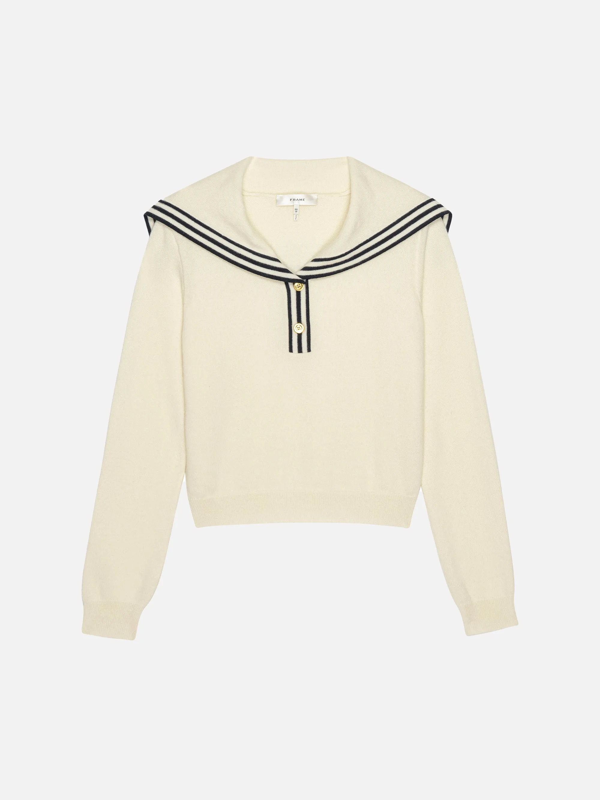 The Sailor Sweater -- Cream Multi