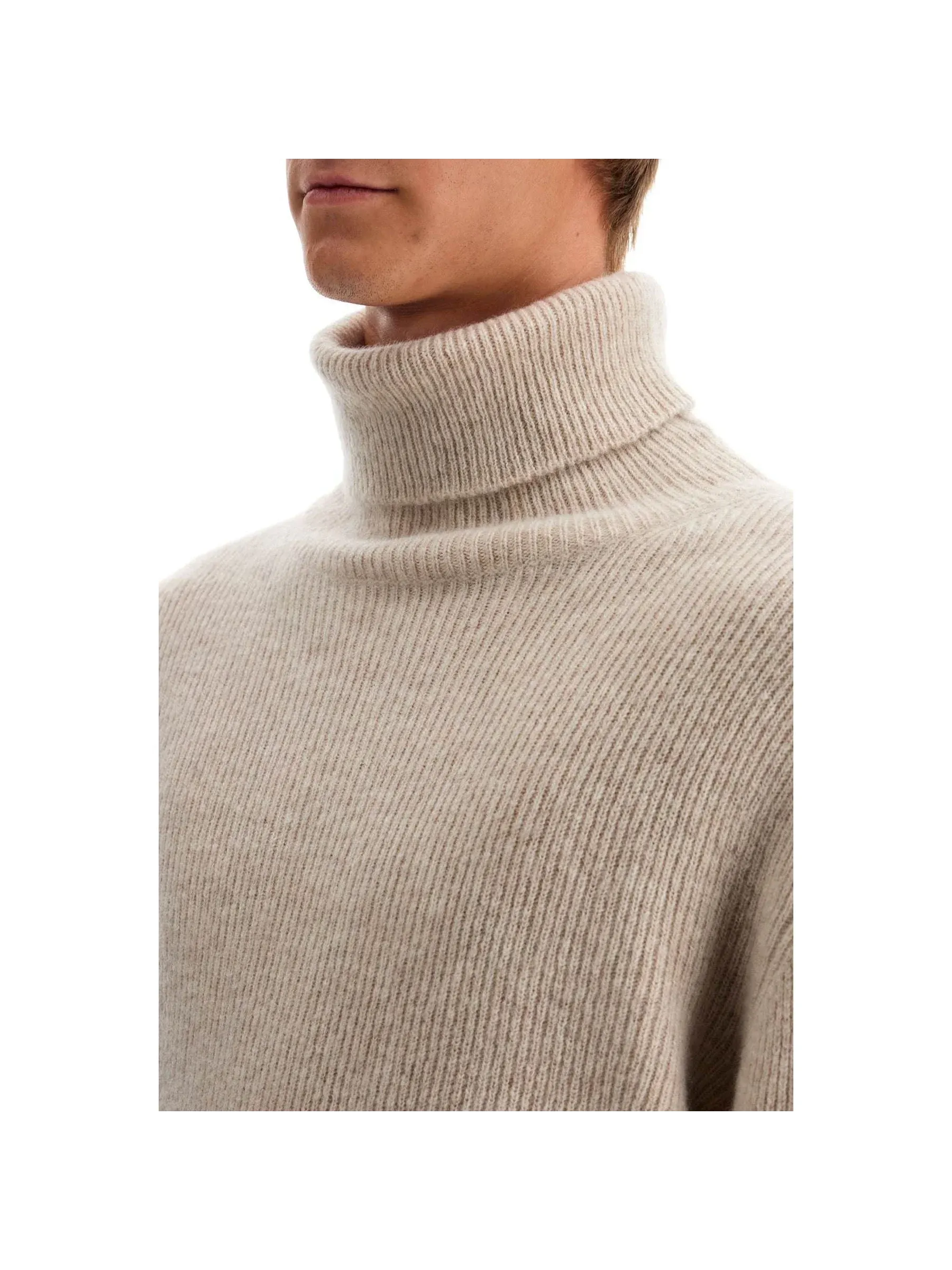 Turtleneck Cashmere Silk Sweater