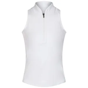 Womens Sleeveless Vesta Mock Neck Top Arctic - AW24