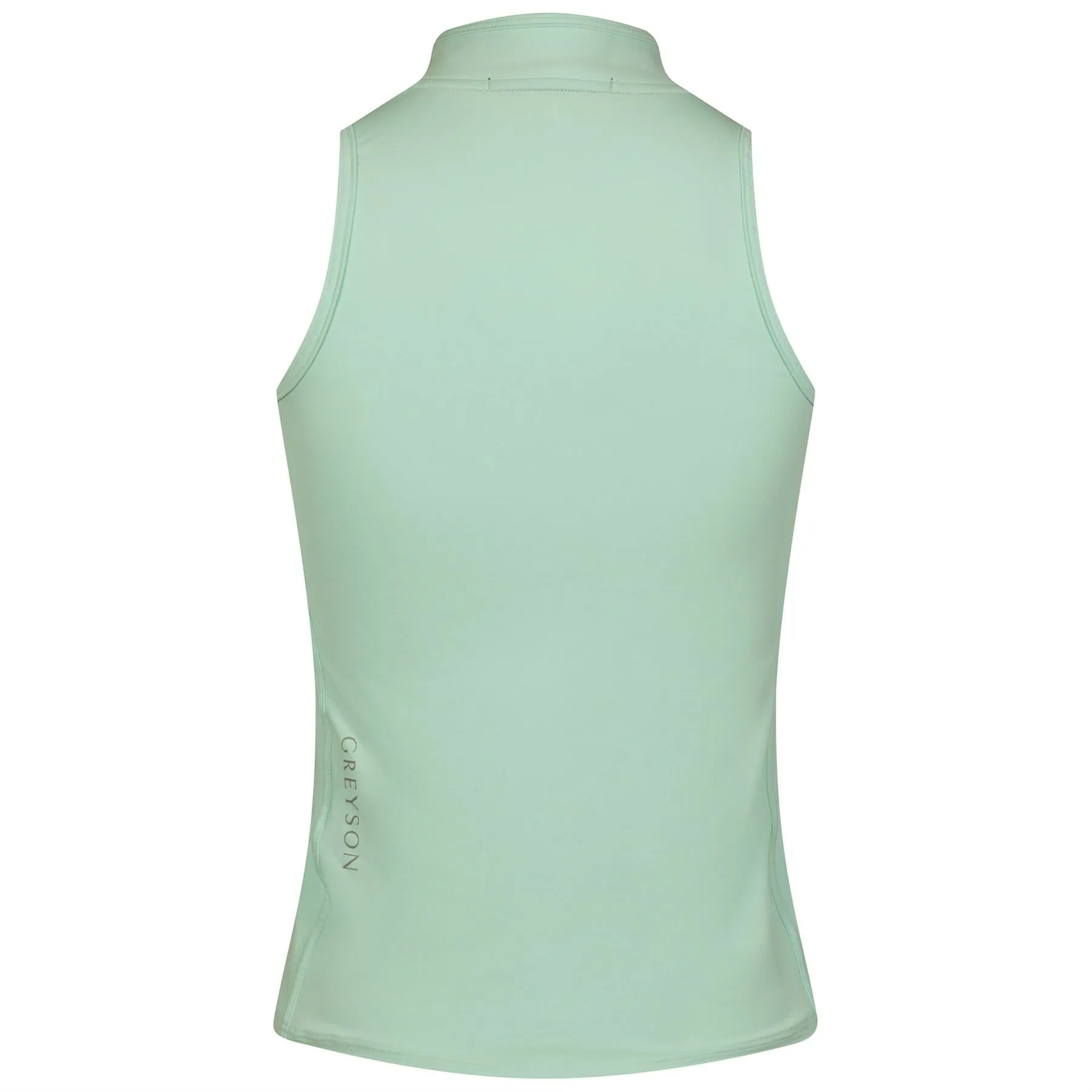 Womens Sleeveless Vesta Mock Neck Top Aurora - SU24