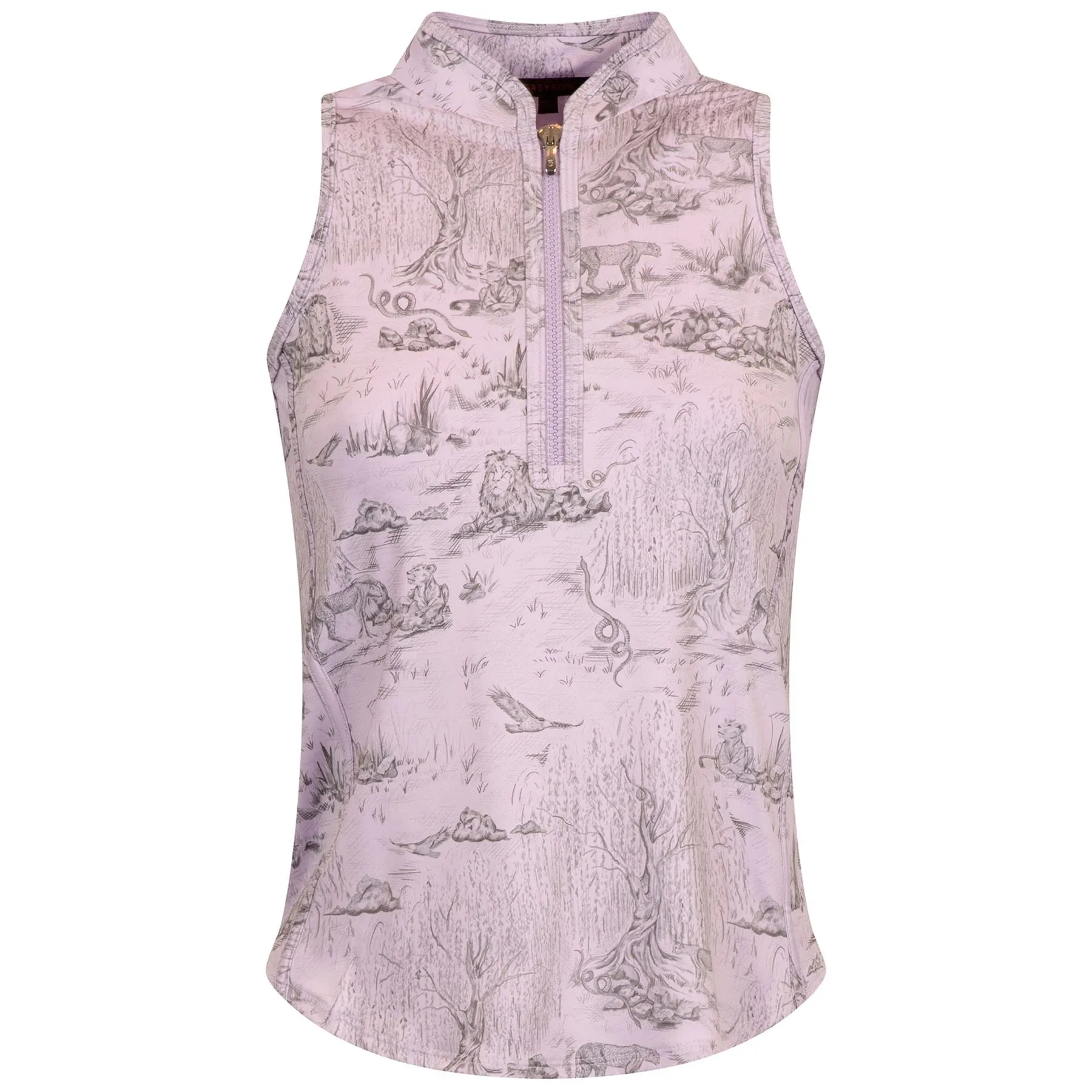 Womens Willow Toilet SL Vesta Mock Neck Top Lavendar Mist - AW24